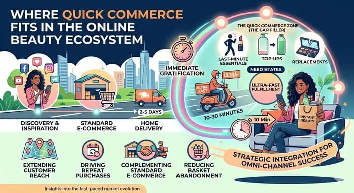 Quick Commerce: online Beauty Ecosystem - Beauty Market