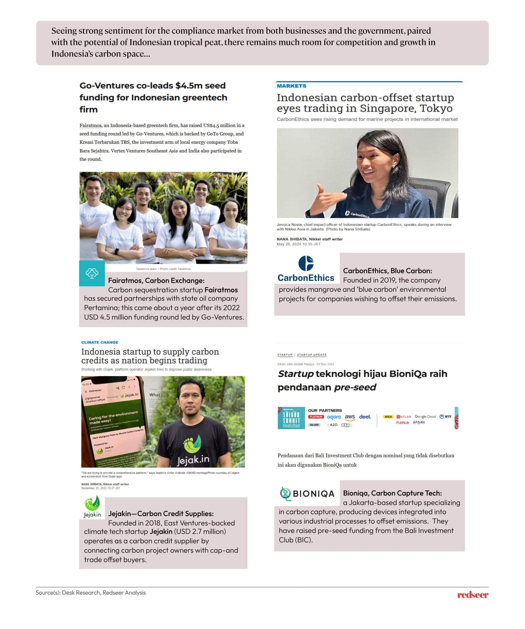 Indonesian Carbon-Offset Startup Eyes trading in Singapore