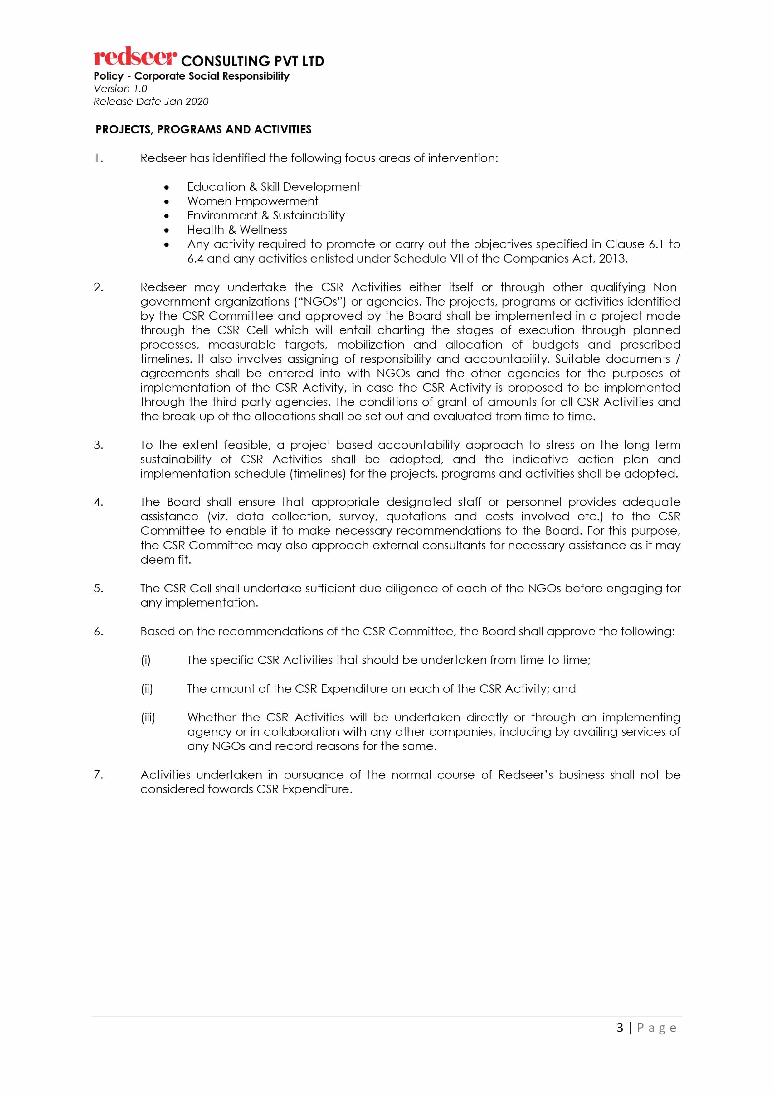 CSR Policy FY22 Page 3
